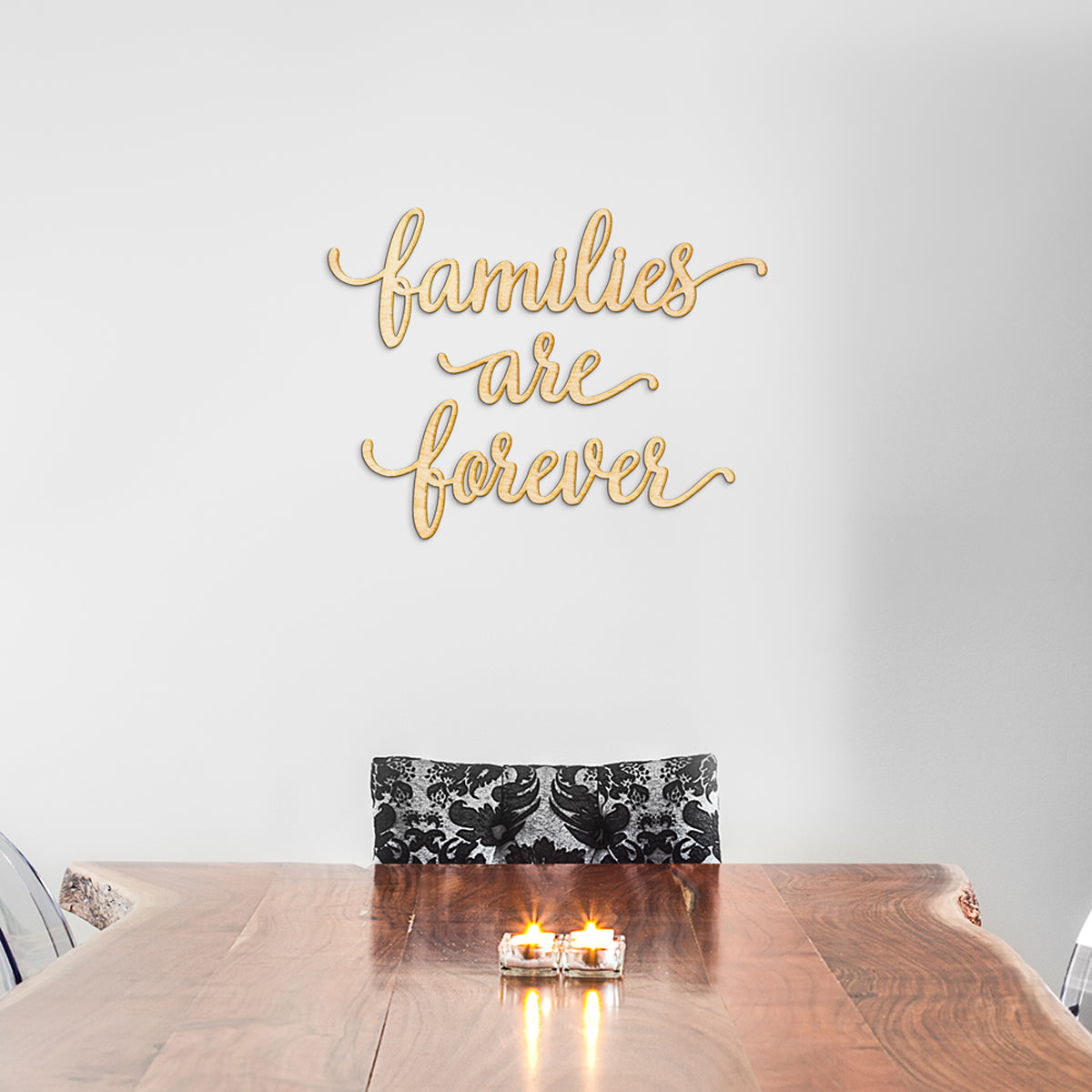 Families Are Forever Wood Cut Set