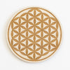 Flower of Life Engraved Wood Sign