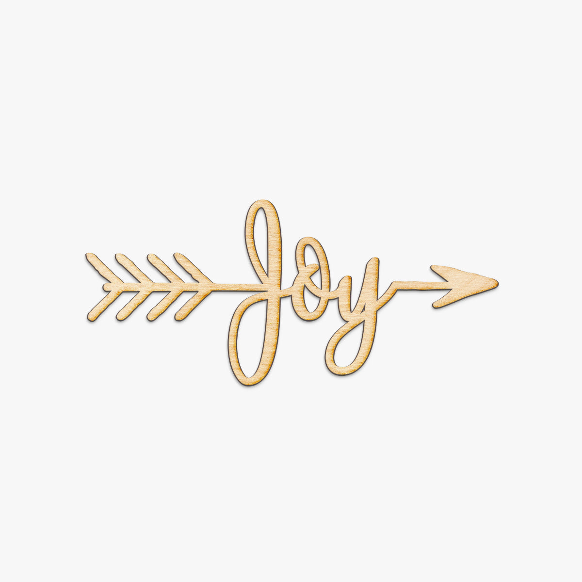 Joy Arrow Wood Sign