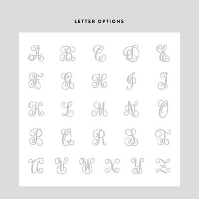 Monogram Wood Letter