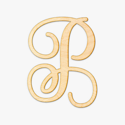 Monogram Wood Letter