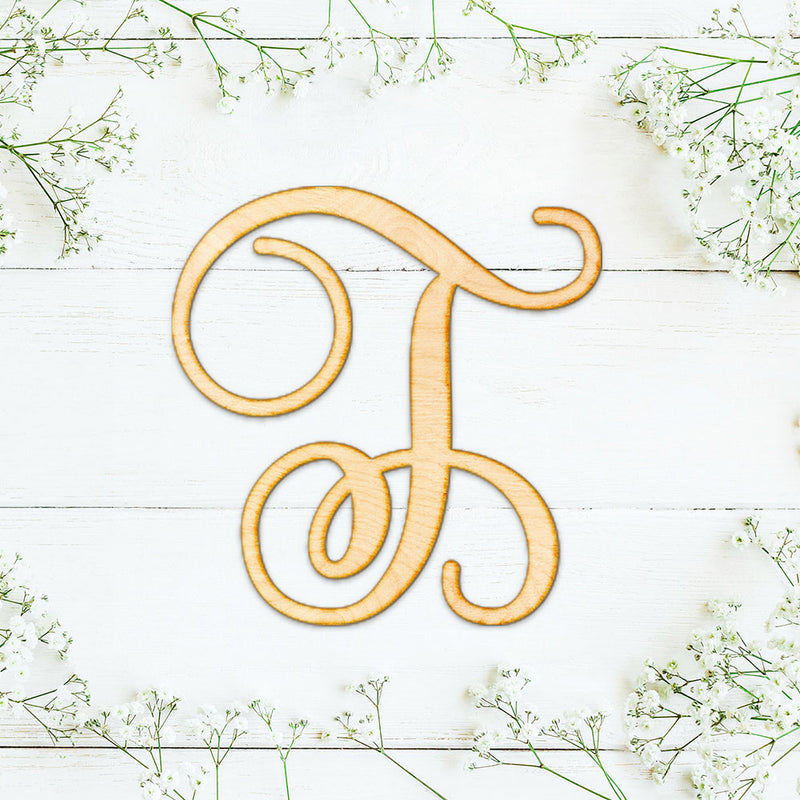 Monogram Wood Letter