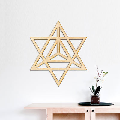 Merkaba Wood Cut