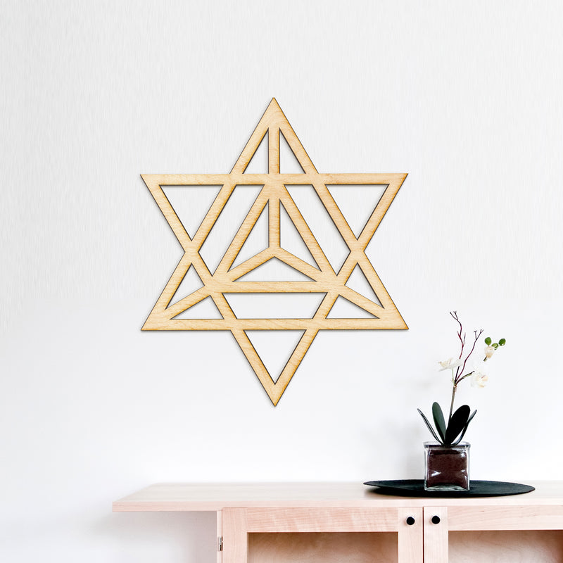 Merkaba Wood Cut