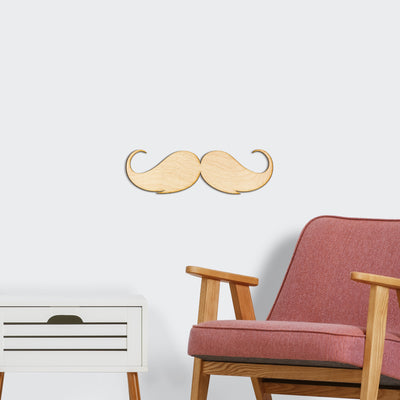 Moustache Wood Cut