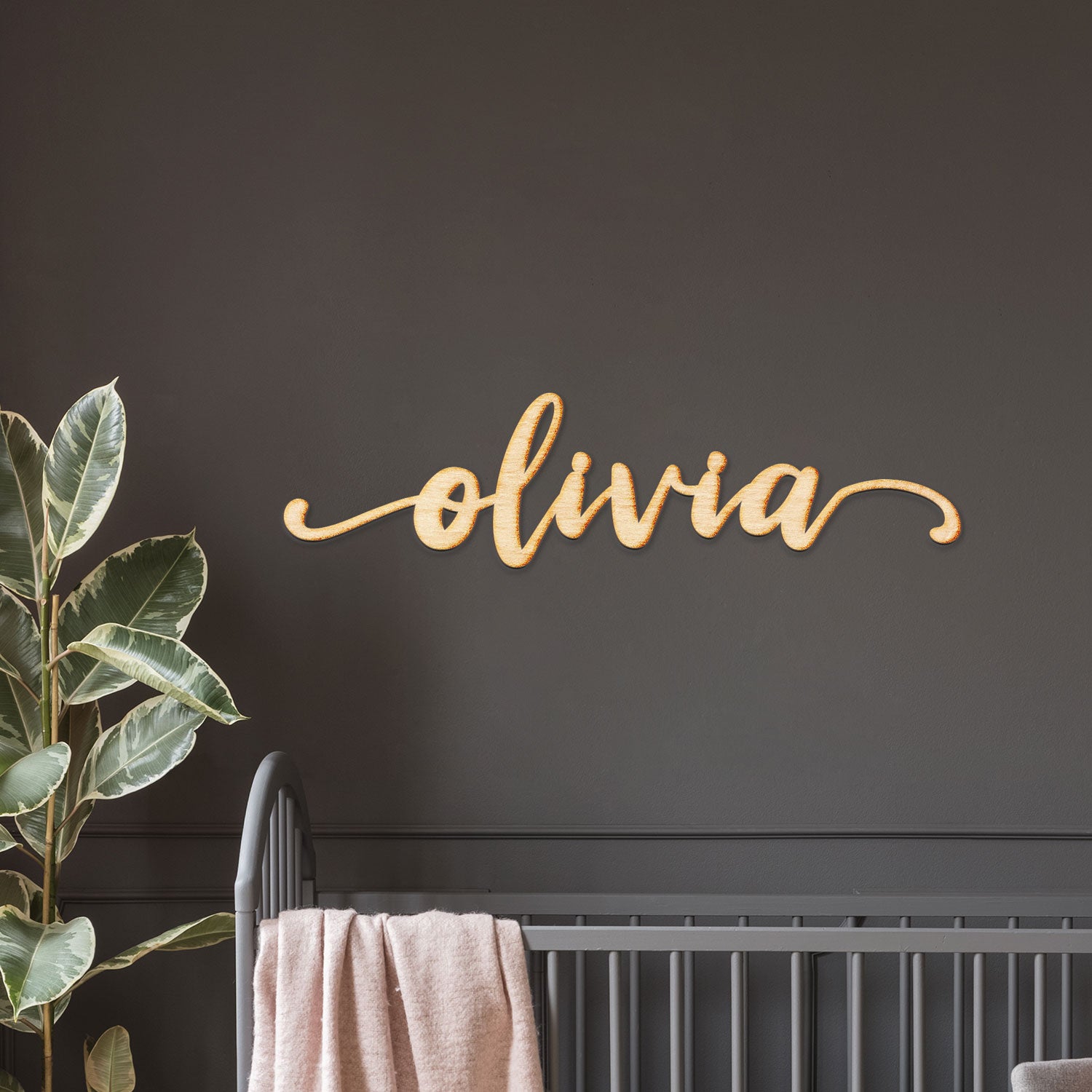 Custom Neverland Script Word Wood Sign