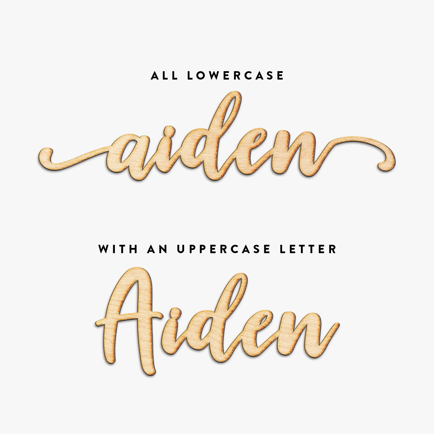 Custom Neverland Script Word Wood Sign