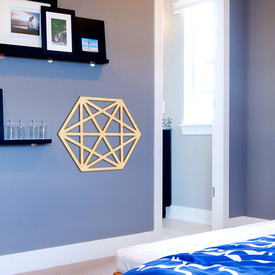 Octahedron Wood Cut