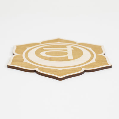 Sacral Chakra Engraved Wood Sign