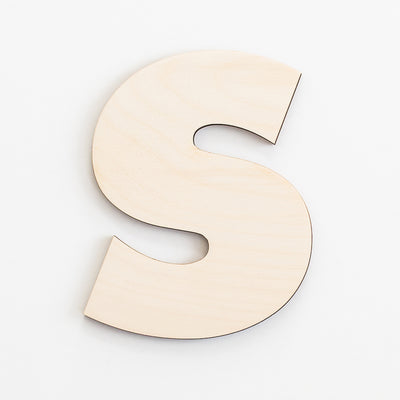 Sans Block Wood Letter