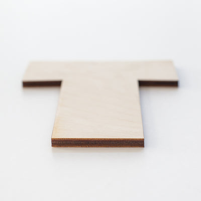 Sans Block Wood Letter