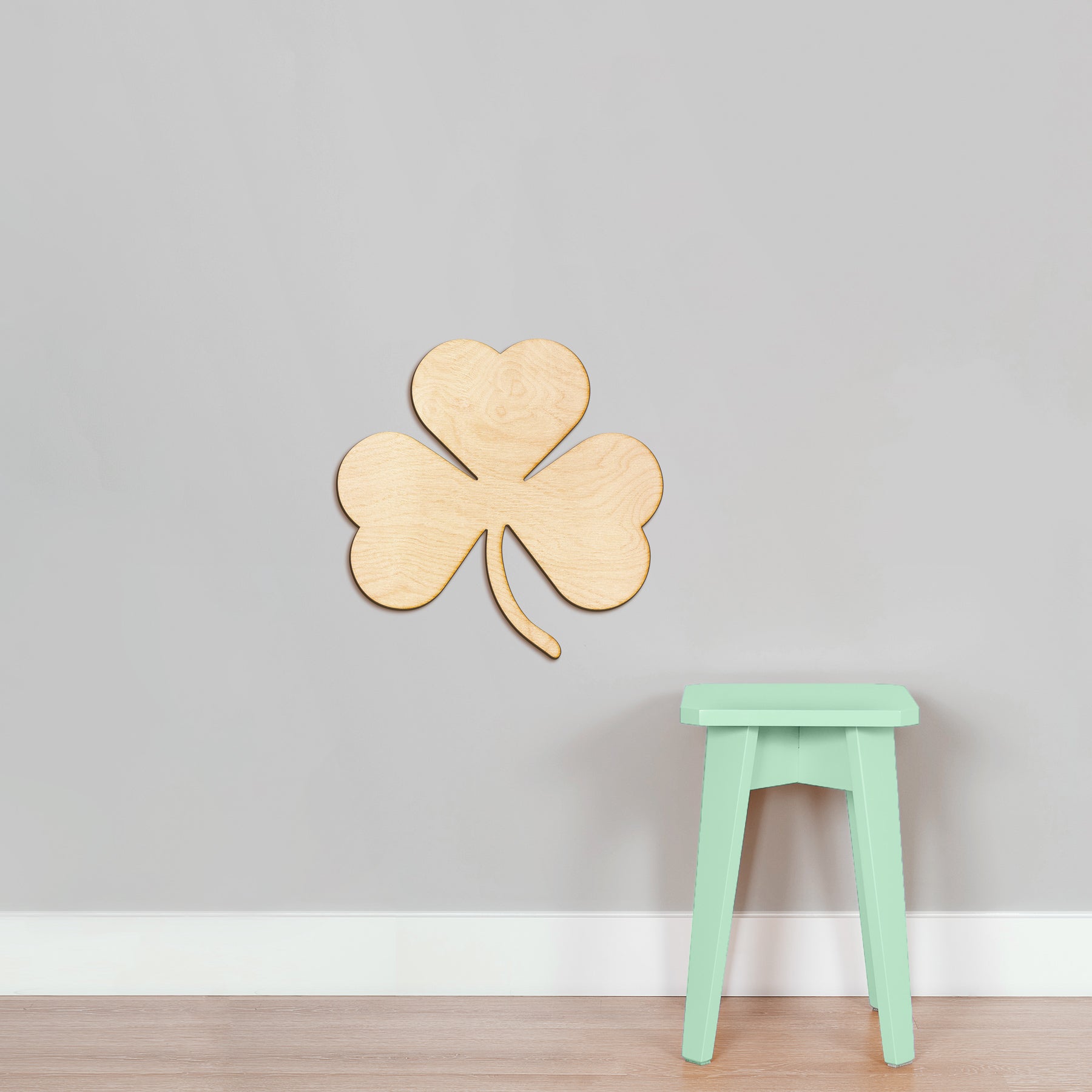 Shamrock Wood Cut