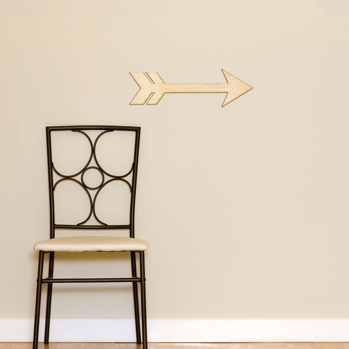 Cut Out Arrow Wood Sign