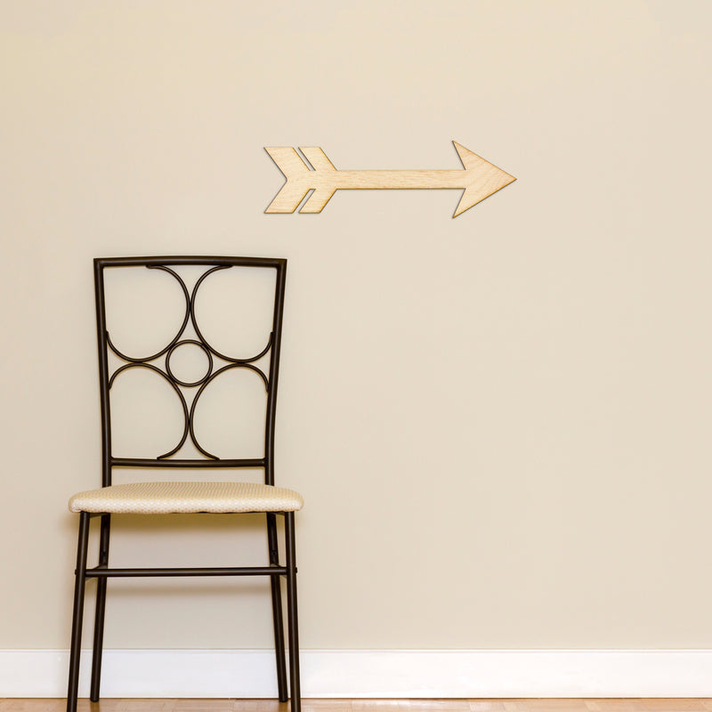 Cut Out Arrow Wood Sign