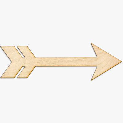 Cut Out Arrow Wood Sign