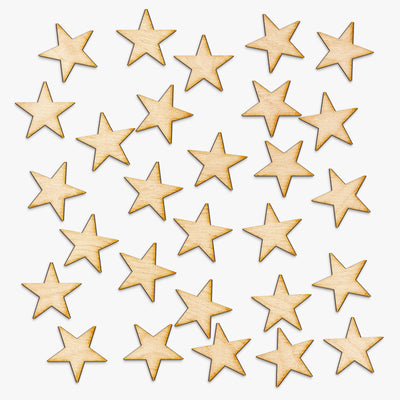 Small Star Wood Cuts