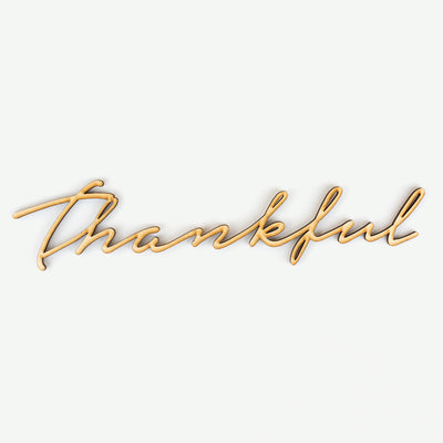Thankful Wood Sign