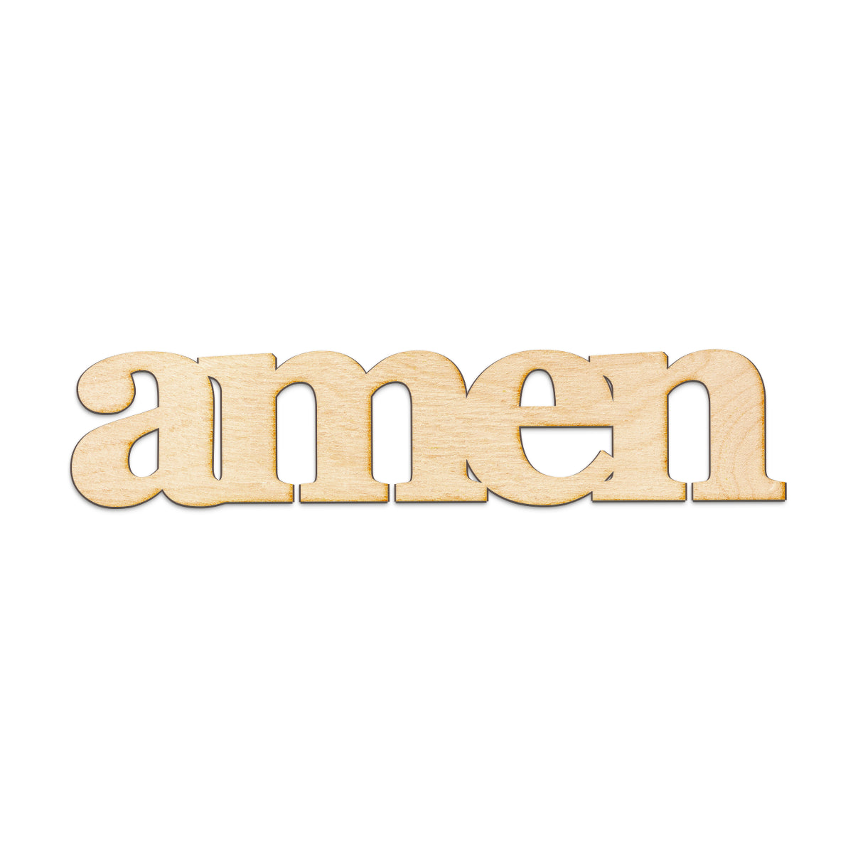 amen Wood Sign
