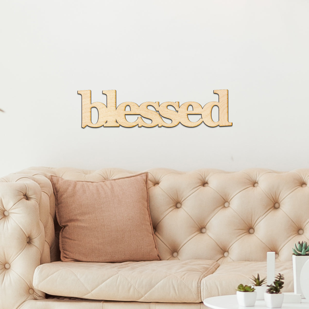 blessed Wood Sign