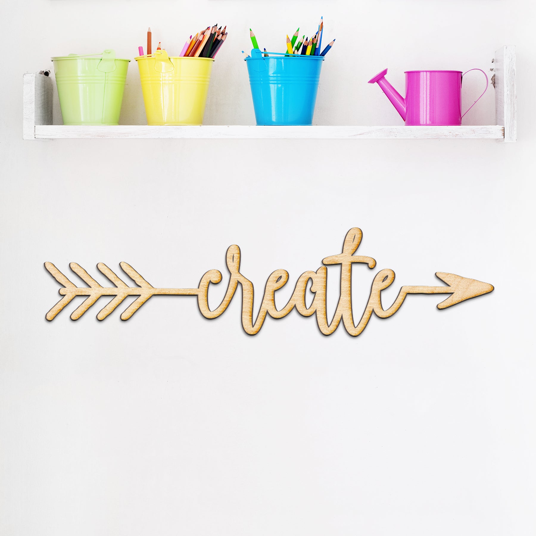 Create Arrow Wood Sign