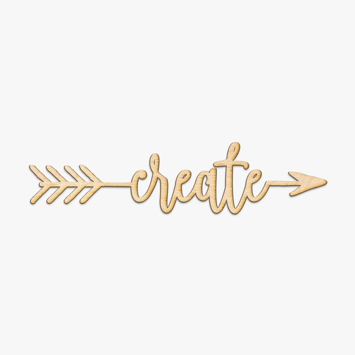 Create Arrow Wood Sign