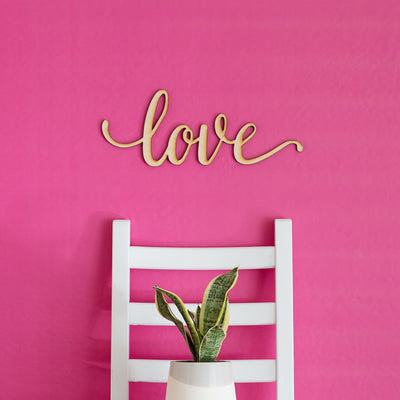 Custom Charlie Script Word Wood Sign