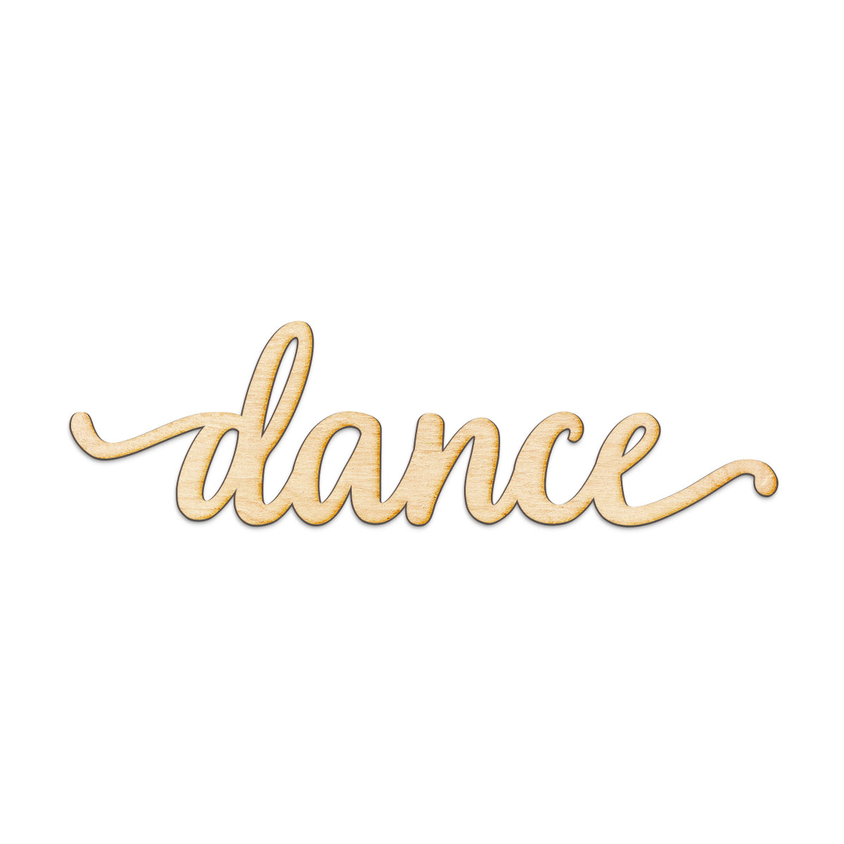 dance Wood Sign