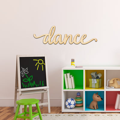 dance Wood Sign