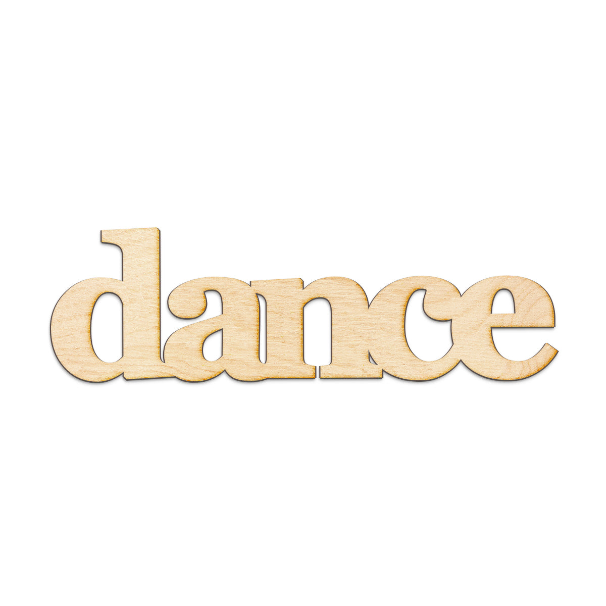 dance Wood Sign
