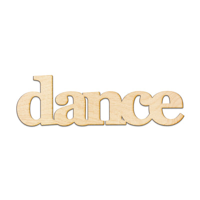 dance Wood Sign