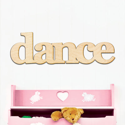 dance Wood Sign