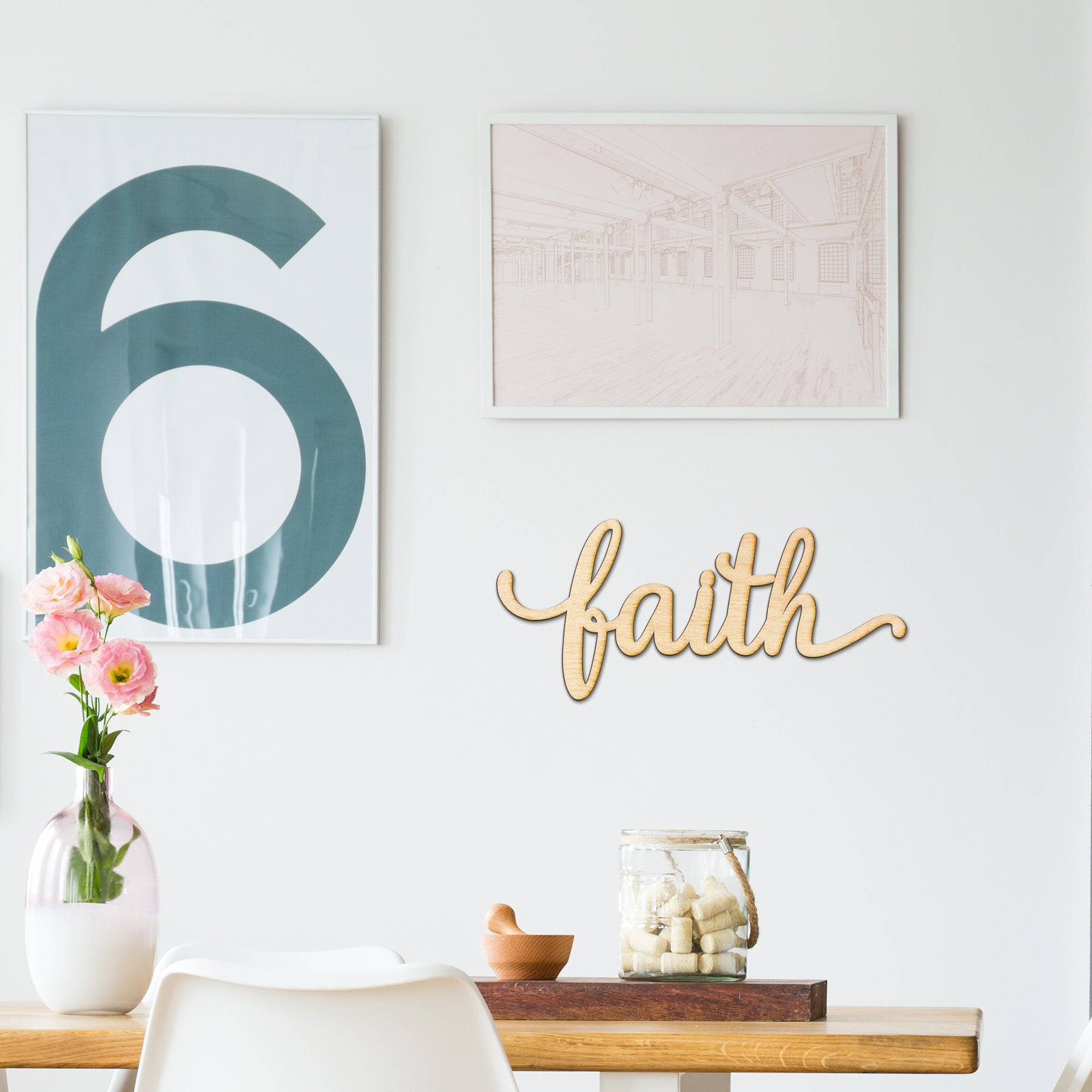 faith Wood Sign