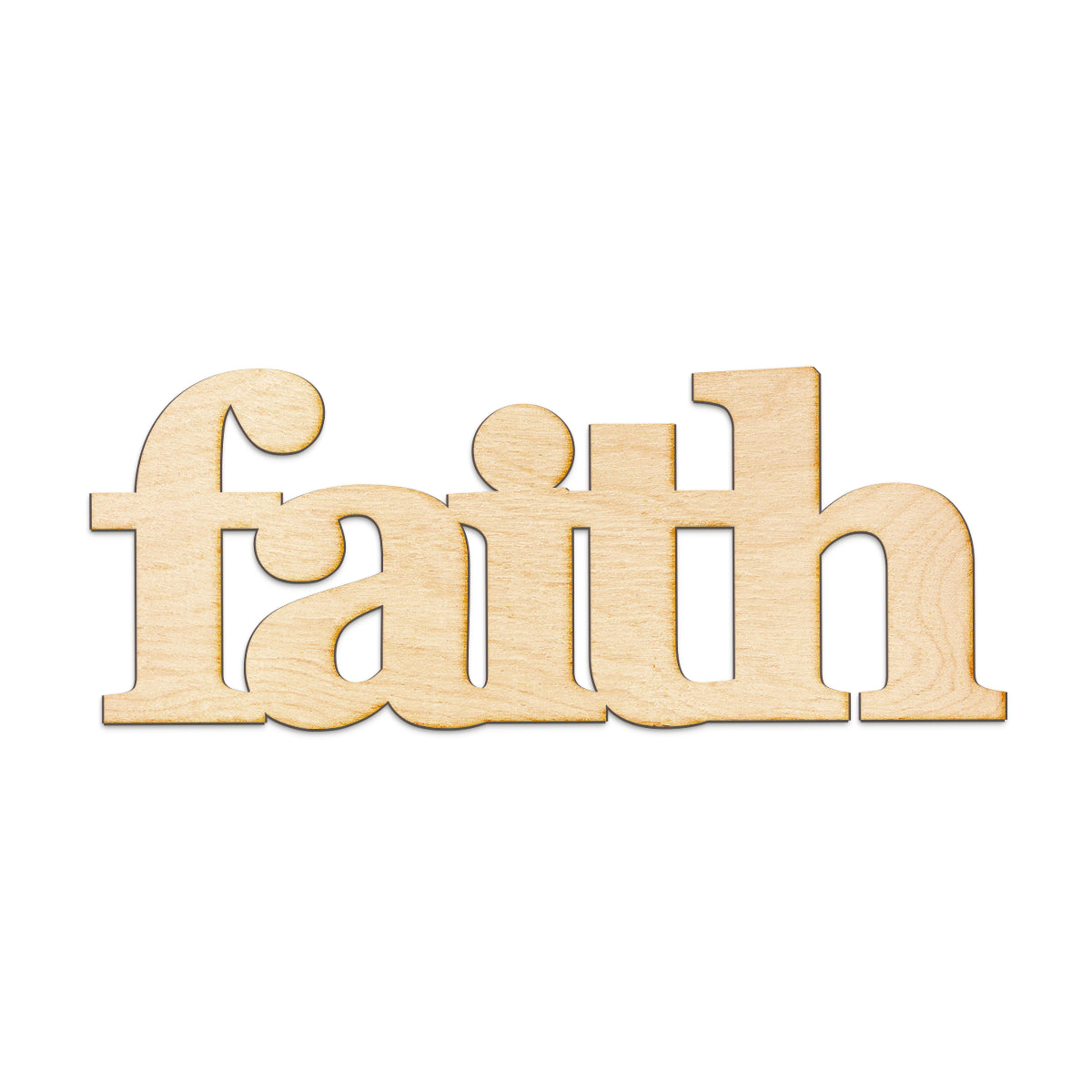faith Wood Sign