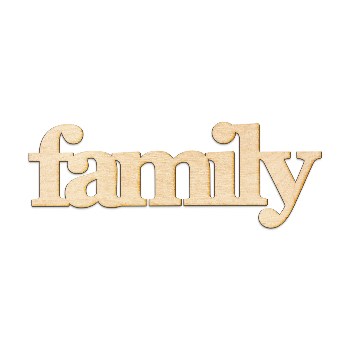 family Wood Sign