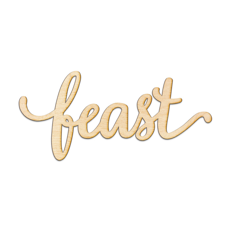 feast Wood Sign