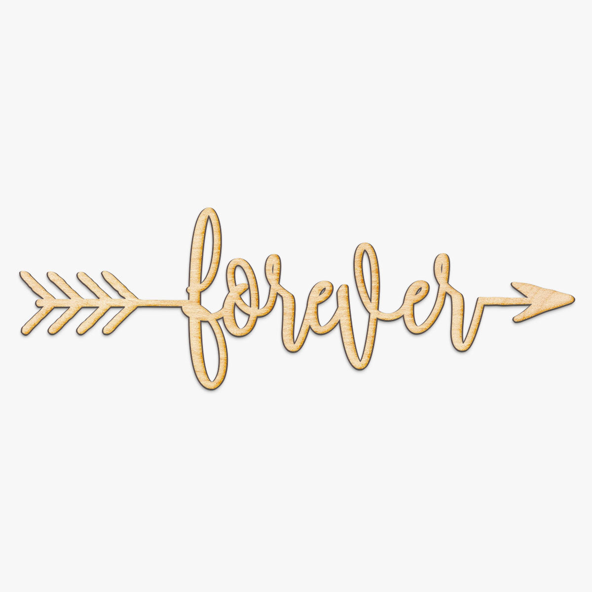 Forever Arrow Wood Sign