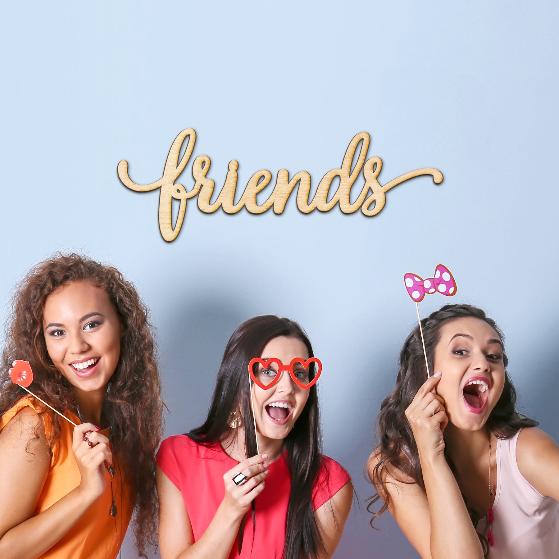 friends Wood Sign