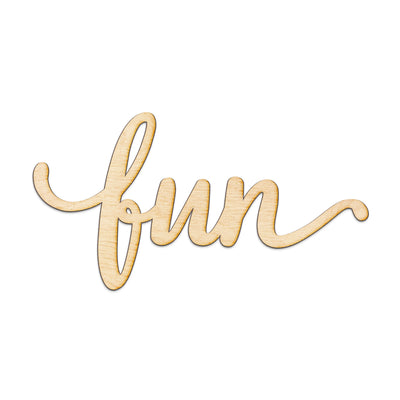 fun Wood Sign