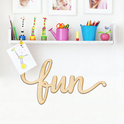 fun Wood Sign
