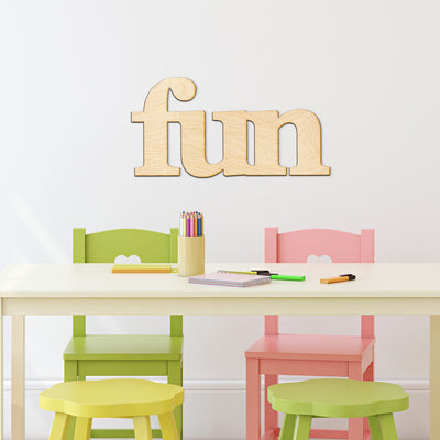 fun Wood Sign