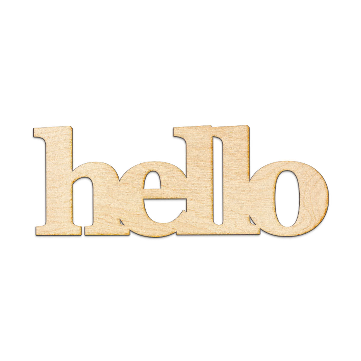 hello Wood Sign