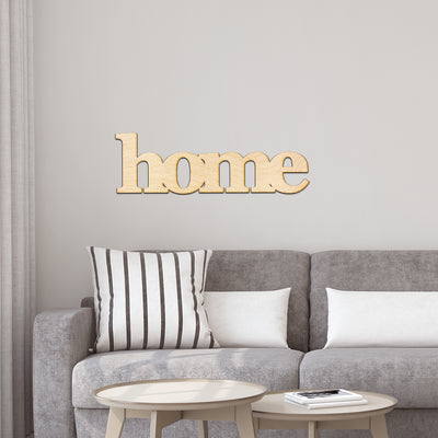 home Wood Sign