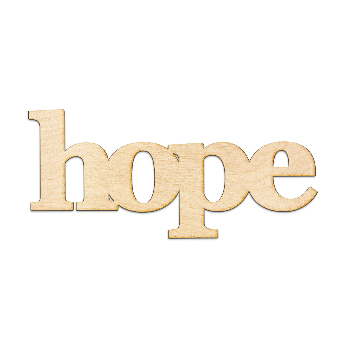 hope Wood Sign