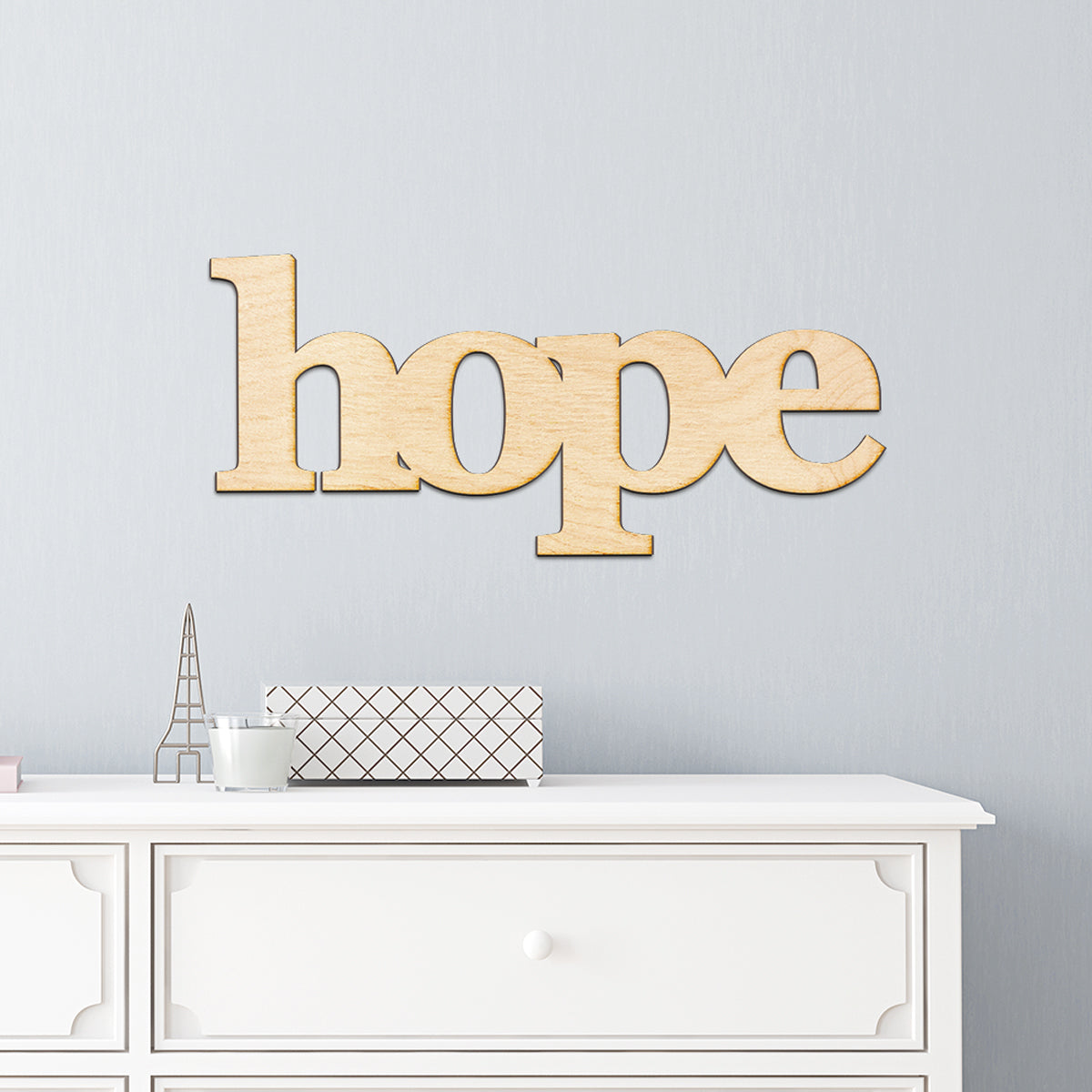 hope Wood Sign