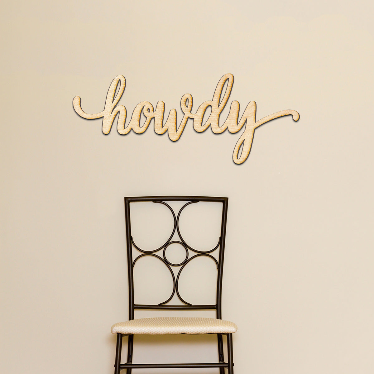 howdy Wood Sign