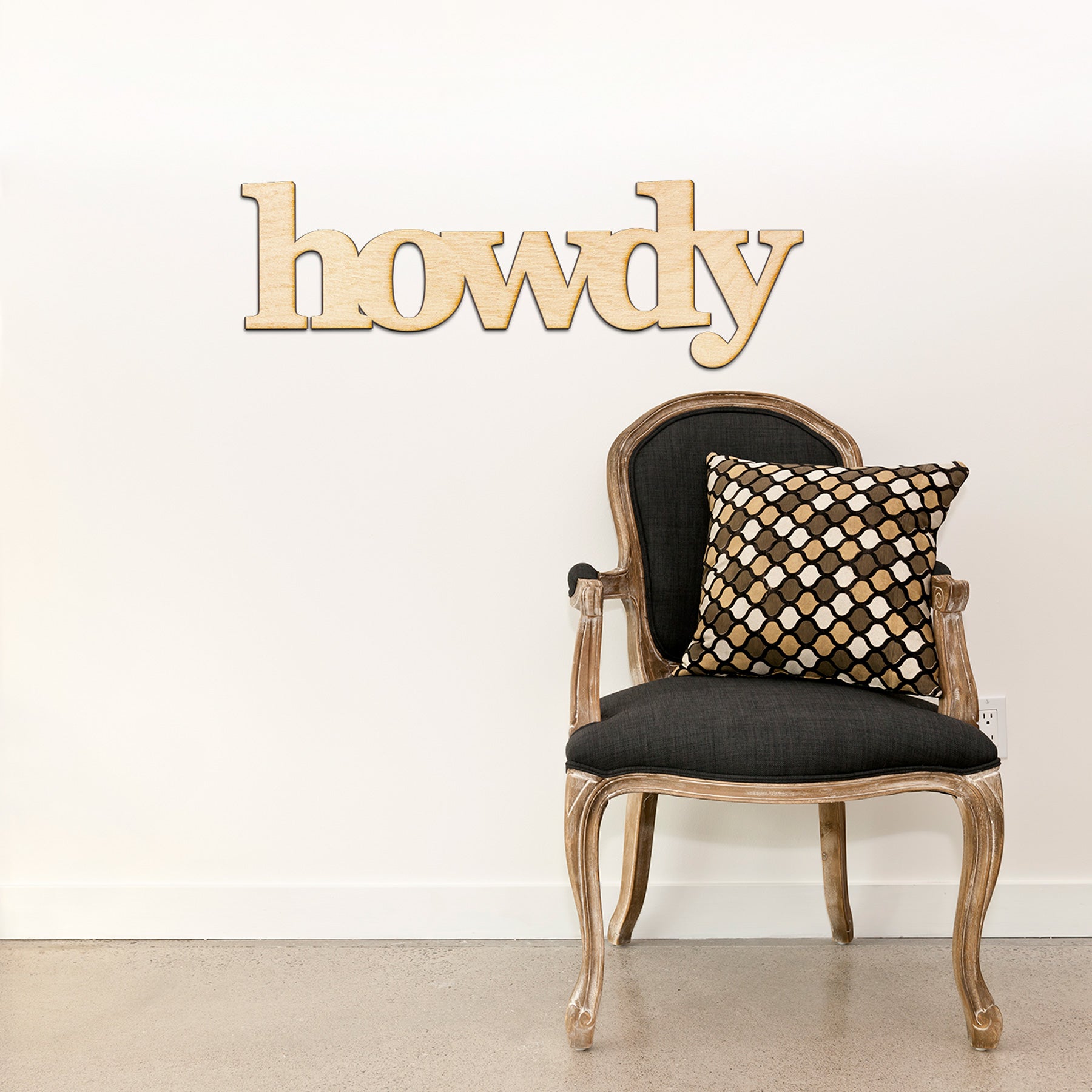 howdy Wood Sign