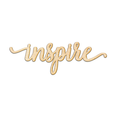 inspire Wood Sign