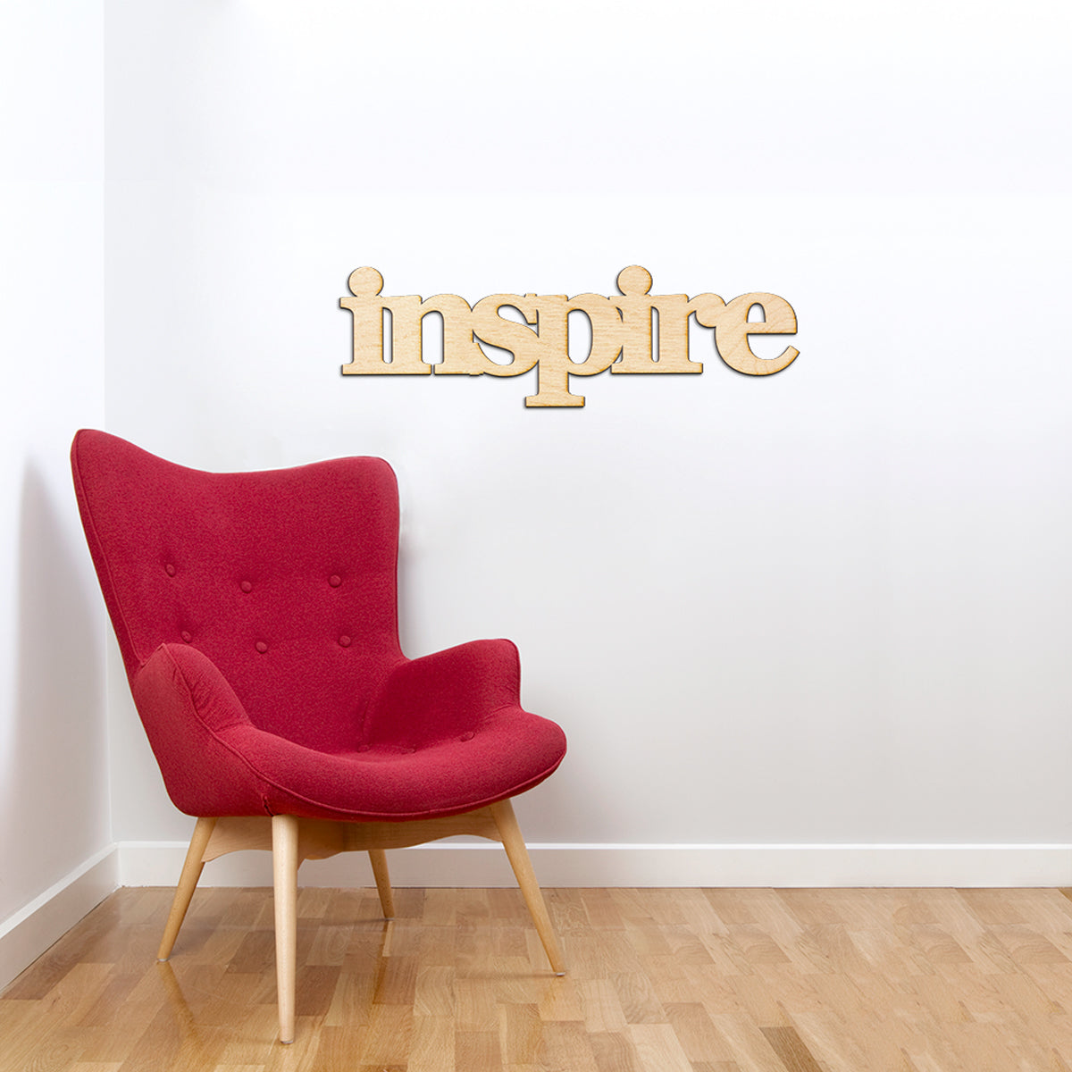 inspire Wood Sign