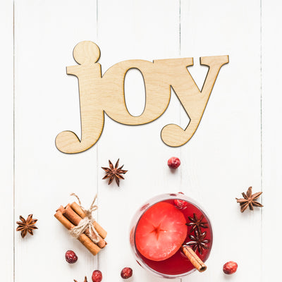joy Wood Sign