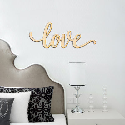 love Wood Sign